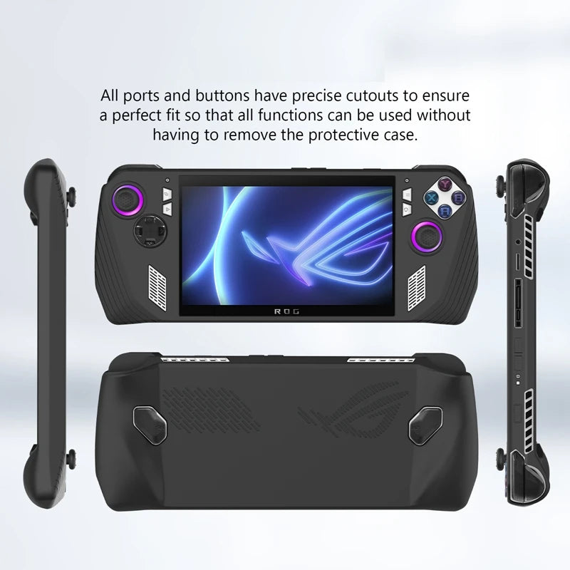 For ROG Ally Handheld Game Console All-Inclusive Silicone Protective Case Handheld Anti-Drop Case Durable Easy To Use