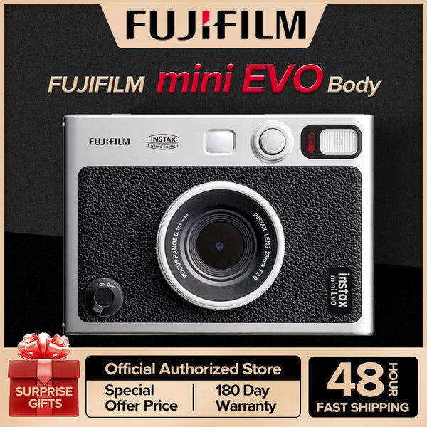 FUJIFILM INSTAX Instant Camera INSTAX Mini EVO Children's Fashion Retro Style Dating Essentials Mini11 With 20 Film Pack Kit