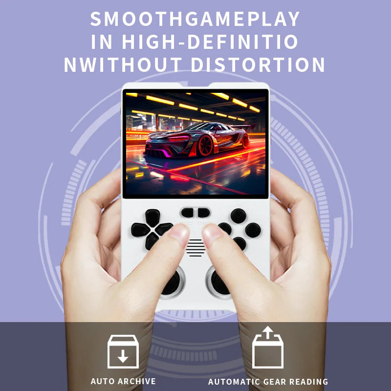 GameHero Magicx XU10 Handheld Game Console 3.5" IPS 4:3 Screen Linux System Retro Portable Video Game Console Children's Gifts