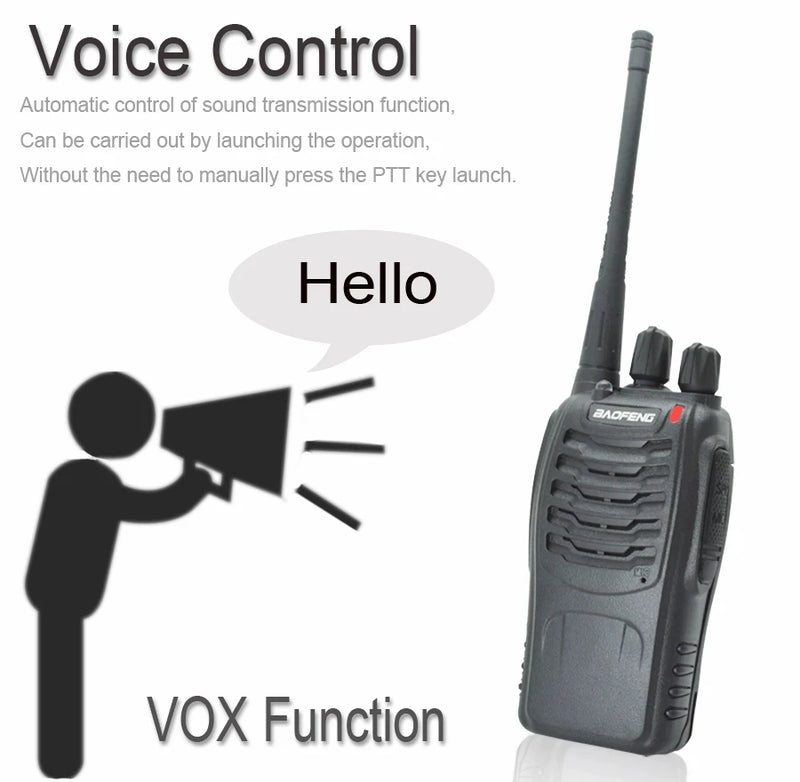 Baofeng BF888S Walkie Talkie Original 5W BF-888S 5KM UHF 400-470MHZ Transceiver Portable Two Way Radio BF 888S Intercom