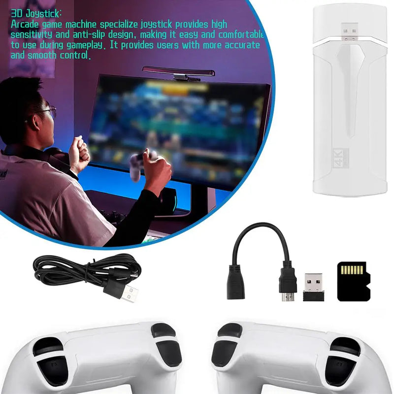 NEW High-end X2 Ultra Video Game Stick Console 2.4G Gift 4K Double Game Games Retro Video Wireless 64/128G HD30000 Controll T1V1