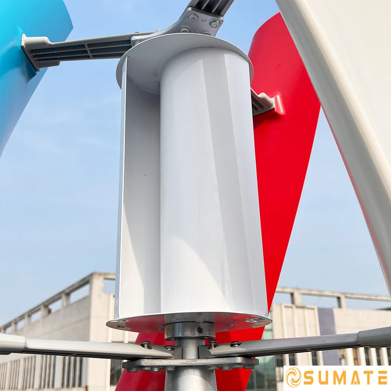 Factory 10KW 15KW 20KW Wind Turbine Generator For Home Low Noise 10000W 12V 24V 48V Small Vertical Windmill With MPPT Controller