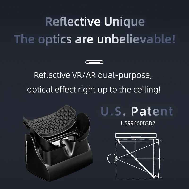 GiAi Virtual Reality Glasses Reflective VR Glasses Box for mobile phone Accessory for 3D camera Lens