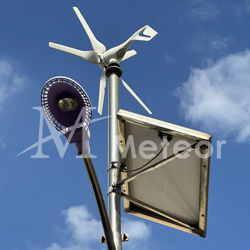 600w 800w 1000w Wind Turbine Generator Windmill 12v 24v Home Appliance Camping Free Energy Power Generator With MPPT Controller