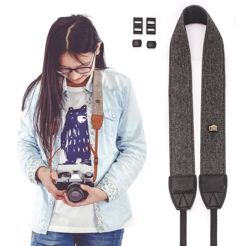 Dslr Digital Camera Strap Adjustable Shoulder Neck Strap Compatible For Nikon Canon Sony Camera Lens Belt Accessories