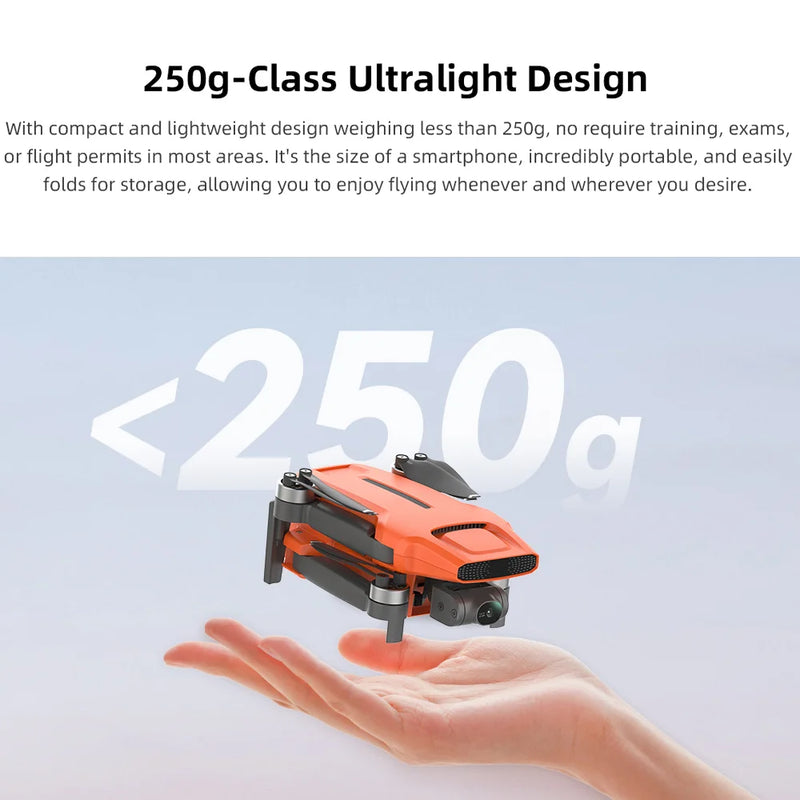 FIMI MINI 3 2024 New 4K 60fps AI Night Video 9km range 3-axis Gimbal Camera Drones 249g Ultralight design Mini Smart Drone dron