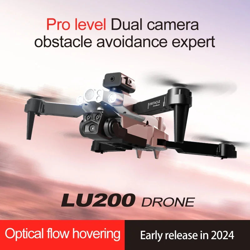 Xiaomi Lu200 Drone Gps 8k Hd Triple Camera Aerial Photography Wifi Optical Localization Automatic Obstacle Avoidance Drone 2024