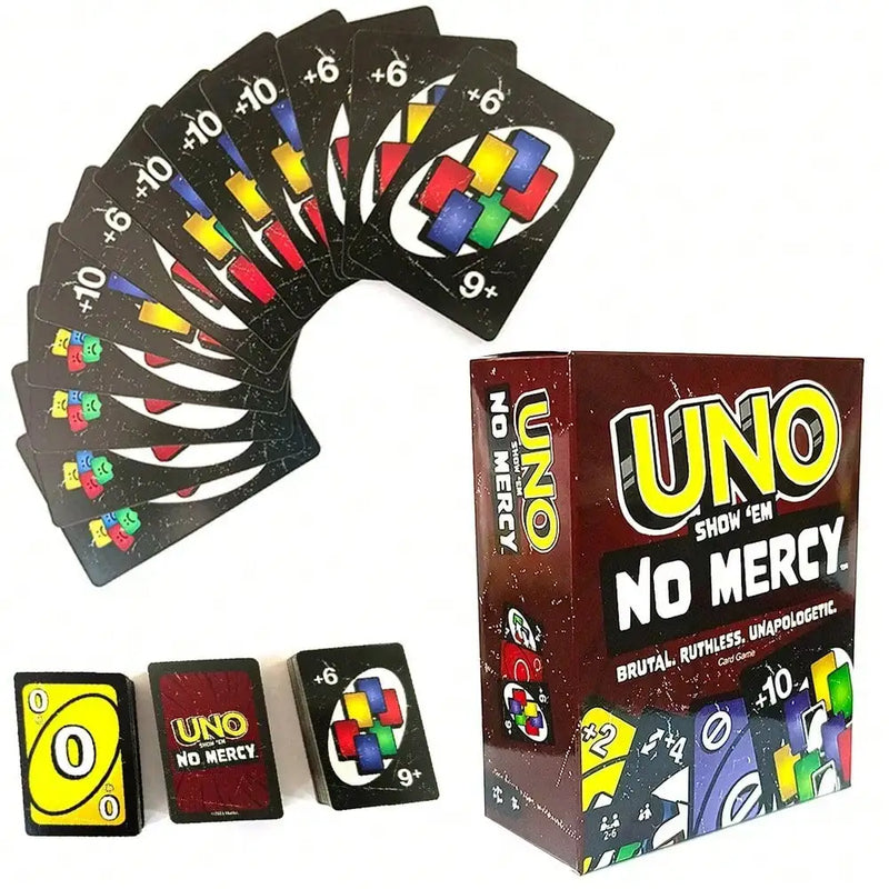 ONE FLIP! Board Games UNO Card Game uno No mercy Super Mario Christmas Card Table Game Playing for Adults Kid Birthday Gift Toy