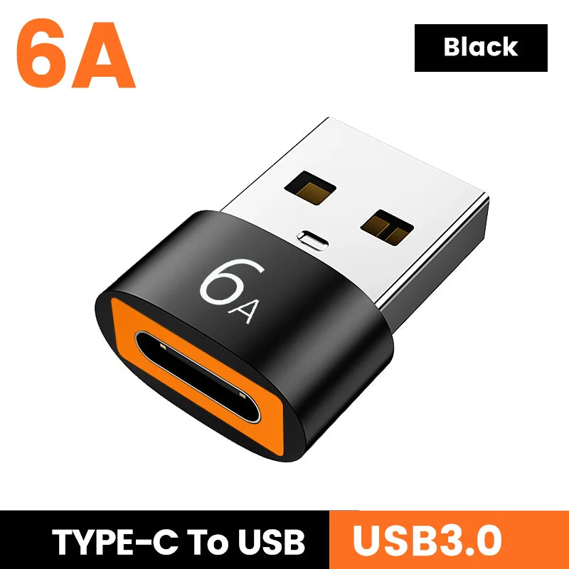 NNBILI 6AUSB 3.0 To Type C OTG Adapter USB USB-C Male To Micro USB Type-c Female Converter For Samsung S20 Xiaomi OTG Connector