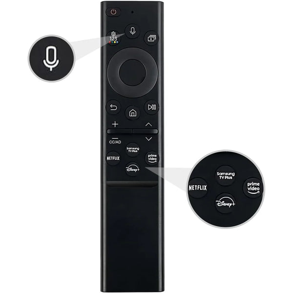 Replacement Voice Remote Control for Samsung Neo QLED UHD HDR FHD 4K 8K Smart TVs 2019-2022 with Netflix Prime-Video Buttons