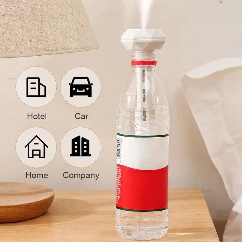 Portable Humidifiers Ultrasound USB Mini Home Air Diffuser Car Purifier Aroma Anion Mist Maker With Romantic LED Lamp Humidifier