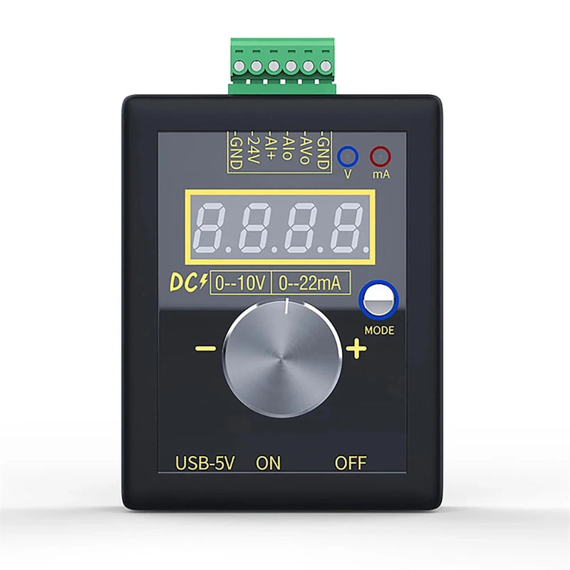 FNIRSI SG-002 4-20mA 0-10V Digital Analog Voltage Signal Generator 0-20mA Current Transmitter Debug Source Calibrator