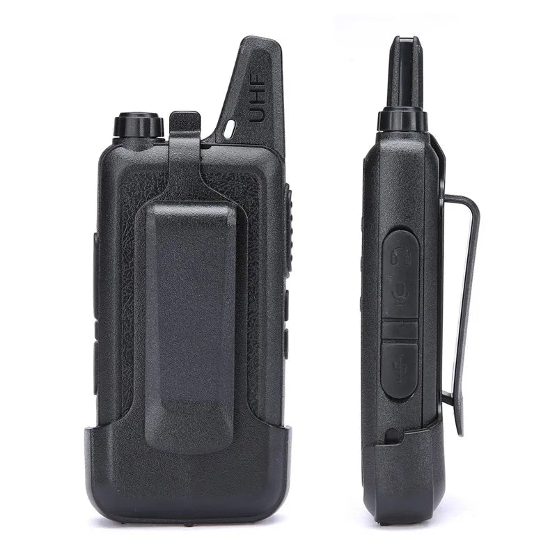 New WLN KD-C1 2/4PCS Mini Handy Portable  Walkie Talkie  UHF 400-470 Mhz KD-C1T  Ham Radio Type-C Charging Mi-Ni Walkie Talkie