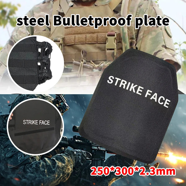 2.3mm  Ballistic Panel Protector Body Armor  Panel NIJ IIIa Bulletproof Panel Steel Chest Board Protection Bullet proof Plate