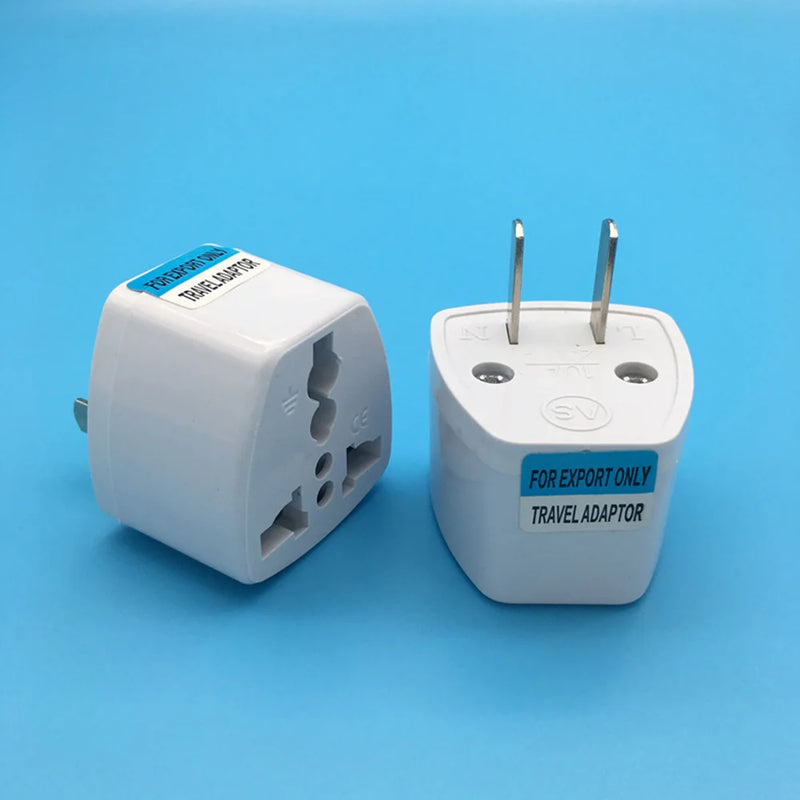 Australia Power Plug Universal 3Pin UK US EU to AU NZ AC Ground Adapter Travel Converter For Mobile Phone Household Appliances