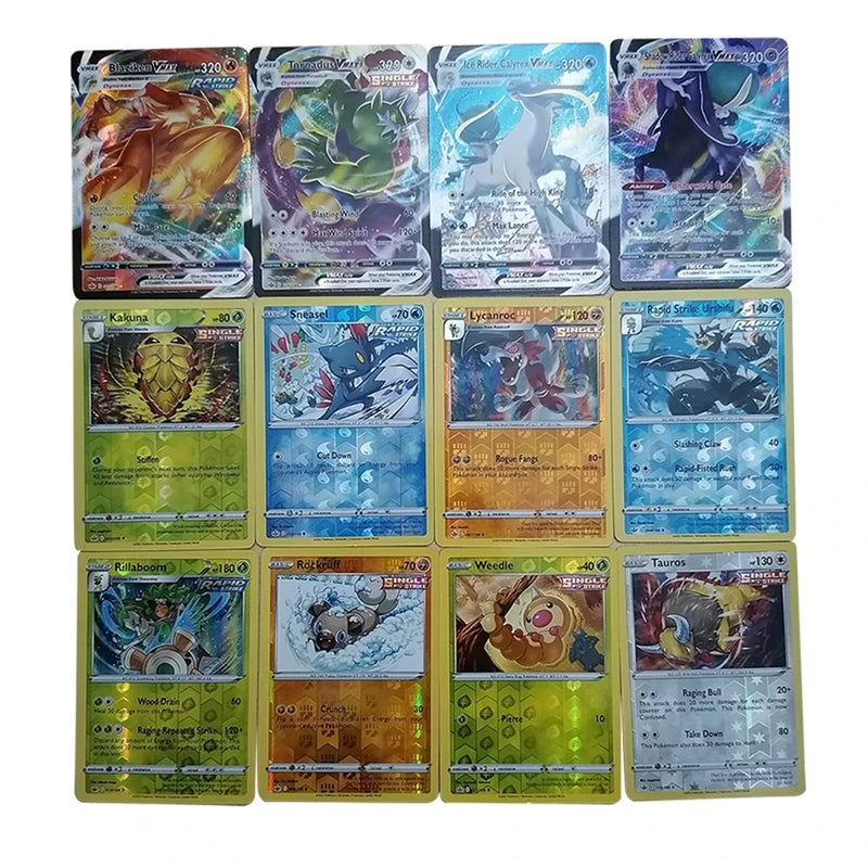 4 Pack Pokemon Cards SCARLET VIOLET EX GX Team Unbroken Bond Unifie Minds PALEDA EVLVED Collectible Trading Cards Game Toy