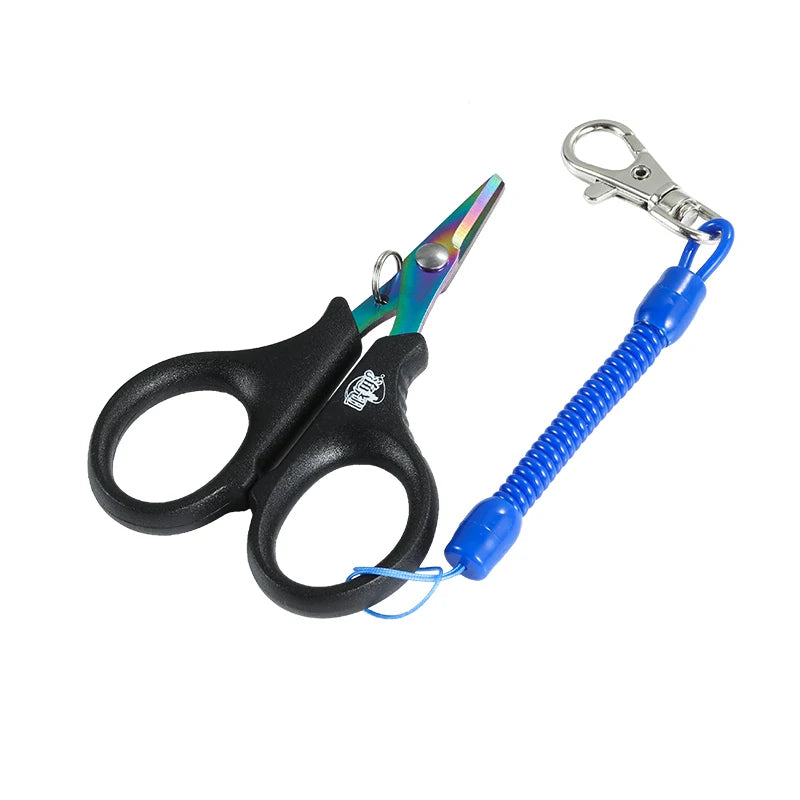 YUQIAO-Stainless Steel Fish Hook Pliers, Clamp Forceps, Curved Tip, Locking, Decoupling Device, Fishing Tool, Cutter