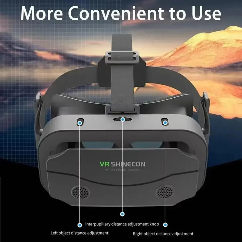 VR Glasses Smartphone Virtual Reality Headset 3D movies 360° VR Helmet for 5-7 Inch Xiaomi Huawei Samsung Android and iOS phone