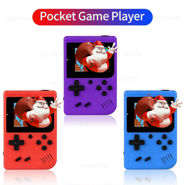  Mini Handheld Game Player Retro Game Boy Portable 8-Bit 3.0 Inch LCD  Video Game Console Built-in 500 Games For Kids Gift