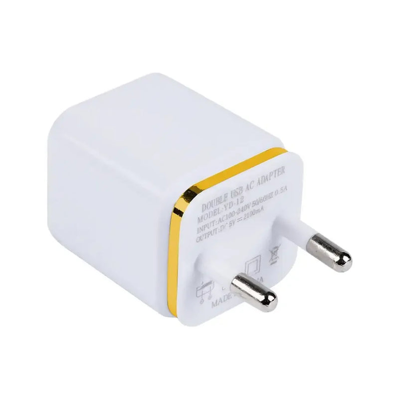 KOOYUTA 2 USB  Mobile Phone Charger 5V2.1A/1A EU US Plug Wall Power Adapter For iPad iPhone Samsung HTC Cellphone