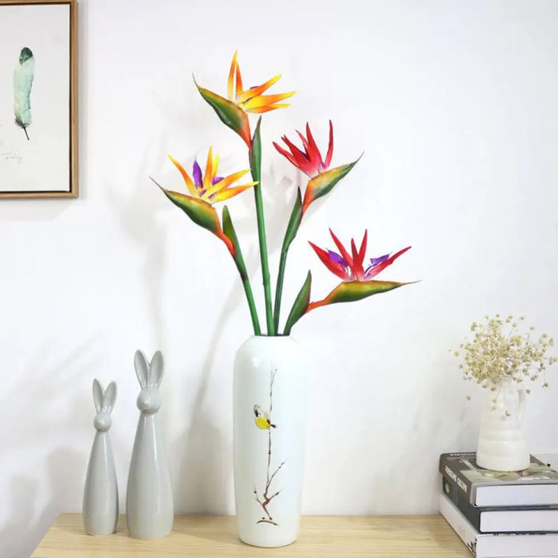 1pc 80cm Flower Bird Of Paradise Artificial Flower Fake Plant Strelitzia Reginae Wedding Ceremony Home Hotel Table Decoration