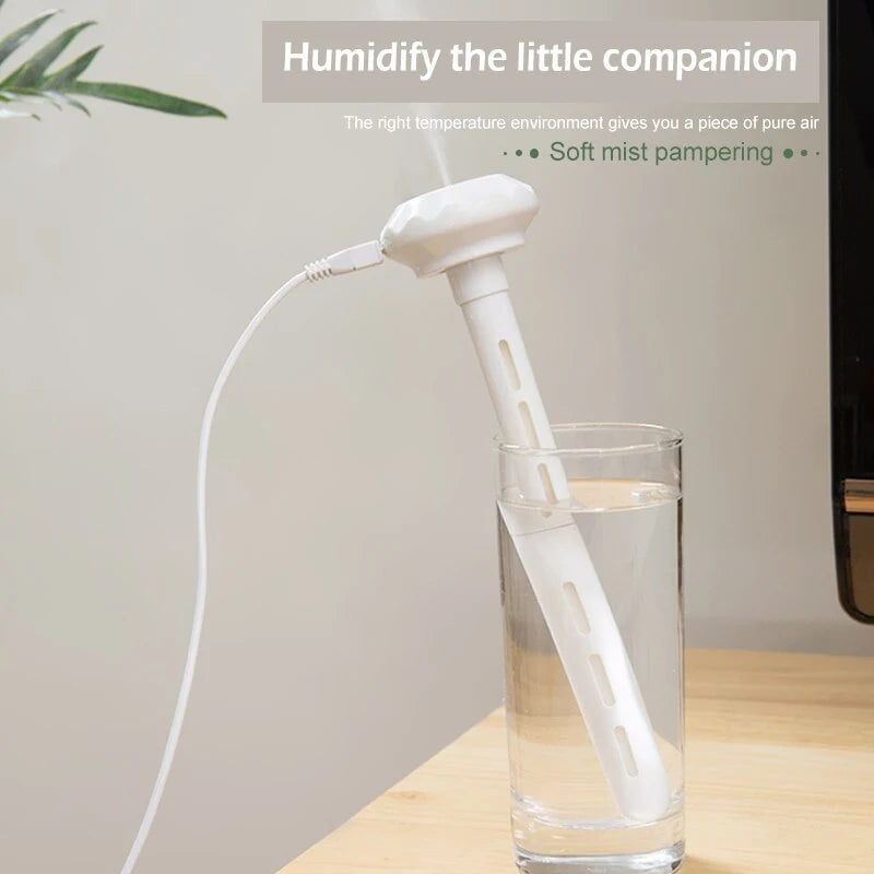 Mini Mineral Water Humidifier Portable Intelligent Humidifiers USB Nano Spray Desktop Air Humidification Stick Car Home Office