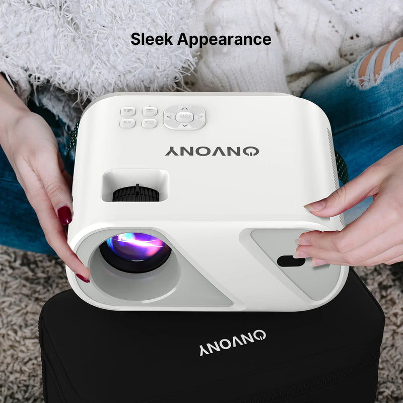 ONVONY A1 Portable Native 1080P WiFi Mini Projector LED  Wireless Projector Movie Projector Bluetooth Full HD 1080P Home Theater