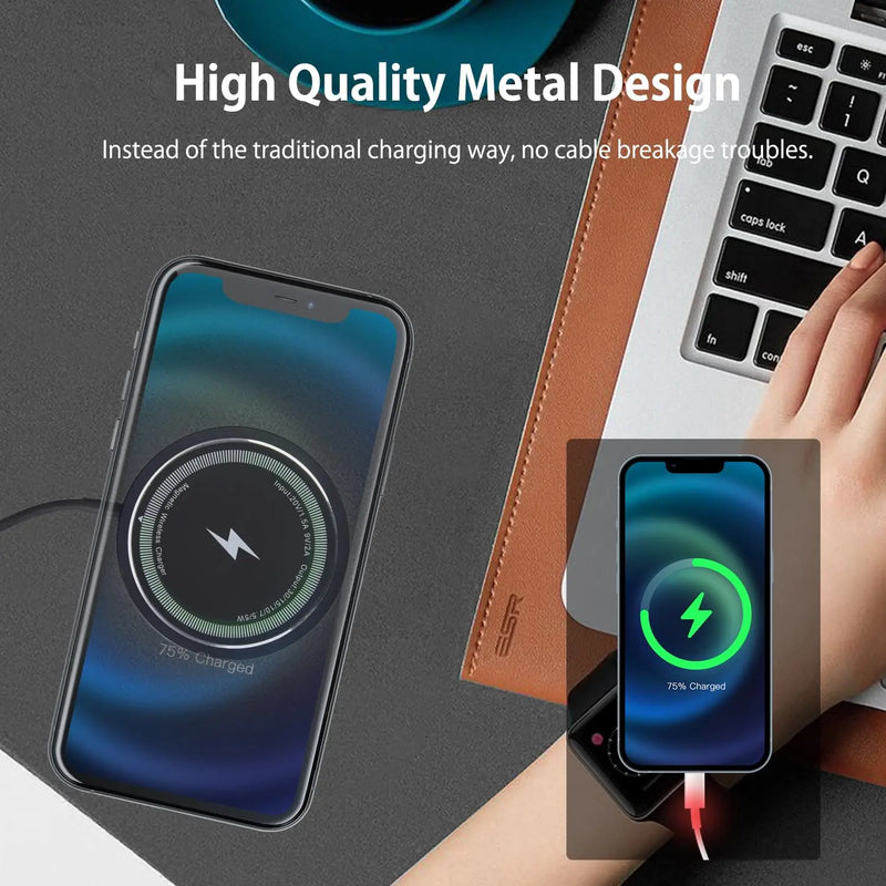 20W Magnetic Wireless Charger For iPhone 15 14 13 12 Pro Max USB Type C Quick Charging Phone Fast Charger Cable Accessories