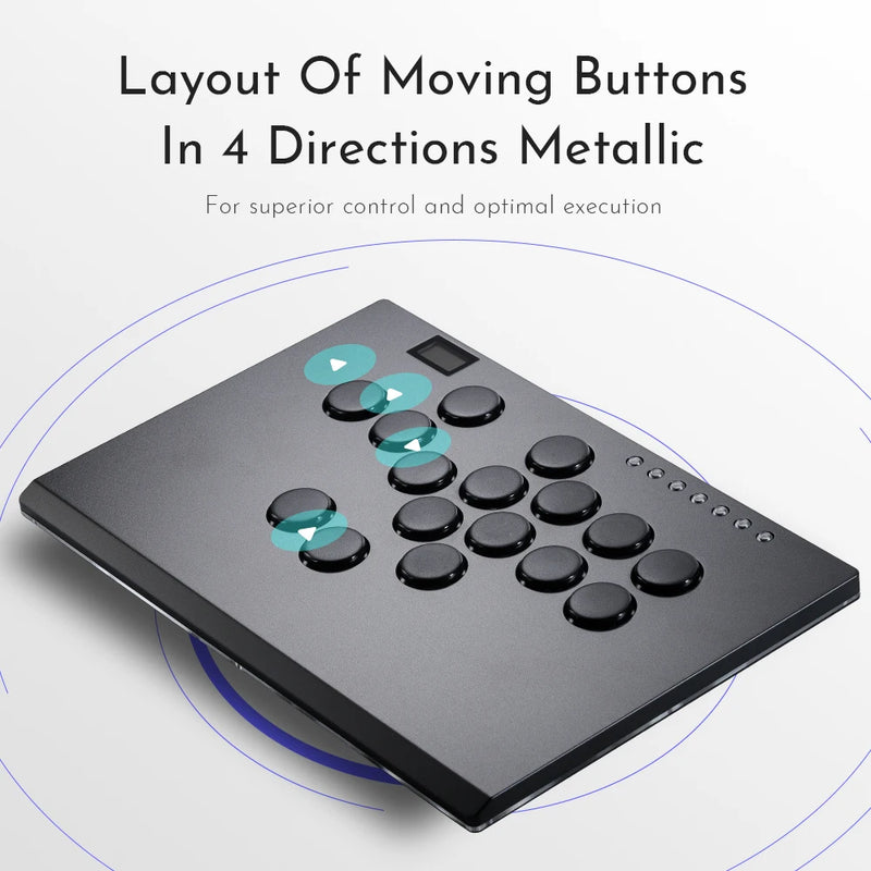 Haute42- COSMOX Leverless Controller Hitbox Fighting Gaming Joystick For PC/PS3/PS4/PS5/XBOX Steam Stick Controller Arcade