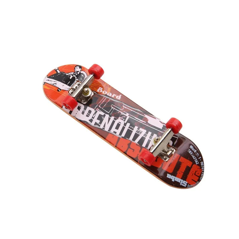 Mini Finger Skateboard Deck Board Fingerboard Ramps Boys Games Adult Novelty Children Training Props Skateboard Ramp Toy for Kid