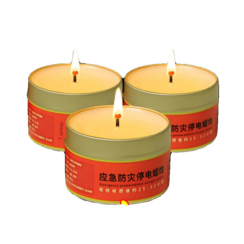 Odorless For Home Power Failure Earthquake Emergency Windproof Candles