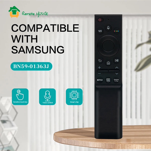 BN59-01363J Voice TV Remote Control For Samsung QLED 8000 Series Smart TV UN65AU8000FXZA BN59-01363A BN59-01263A