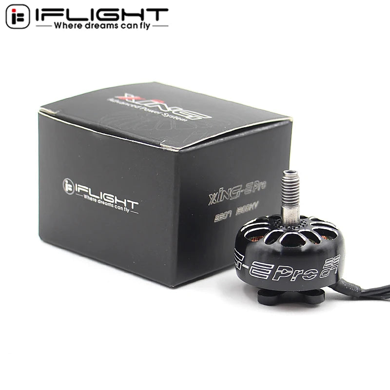 iFlight XING-E Pro 2207 1800KV 2450KV 2750KV Brushless Motor 2~6S Lipo 5mm Hollow Shaft for 5~6inch Propeller Freestyle Drones