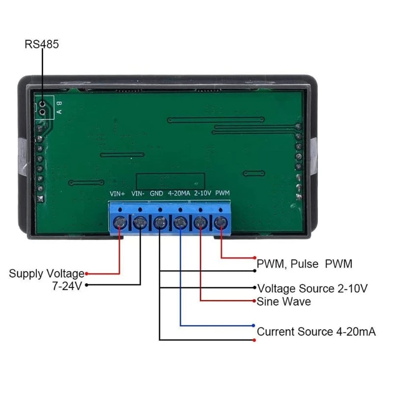 20mA Sine Wave Generator PWM Pulse Adjustable WSFG-06 Module Multifunctional Signal Generator without RS485