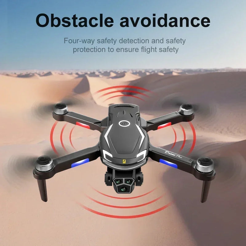 V888 Drone 8K 5G HD Triple Camera Optical Flow Positioning Obstacle Avoidance Photography RC Toys Quadcopter 10000M Upgrade V88