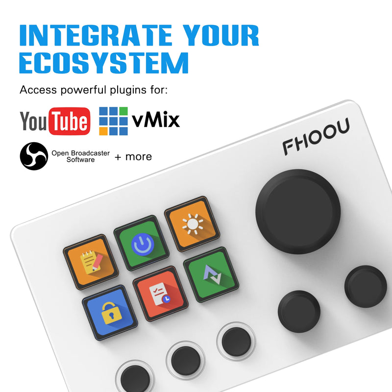 Mirabox N3 StreamDeck Global Edition Stream Deck LCD Live Content Creation Controller Custom Visual Keyboard Button For Win/Mac