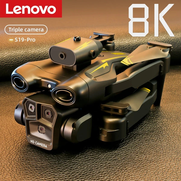 Lenovo S19 Ultra Drone Professional 8K Dual Camera Aerial Photography Aircraft Three-Axis Anti-Shake Five-Way Obstacle Avoidance