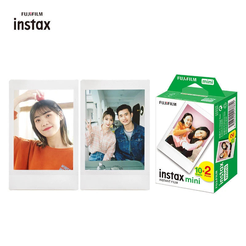 Fujifilm Instax Mini 12 Camera Pink / Blue / Mint / White / Purple Optional 20 Sheets Instax Mini Film + Album + PU Leather Bag