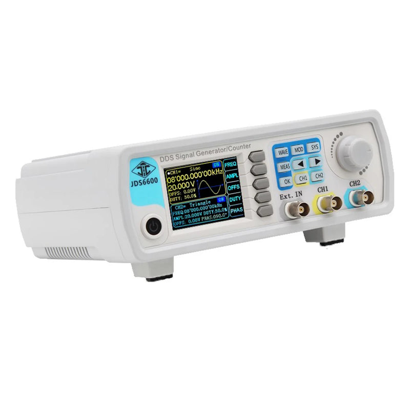 JDS6600 15/30/40/50/60M Dual CH DDS Signal Generator/Source Frequency Meter Counter Function Arbitrary Waveform Pulse Generator