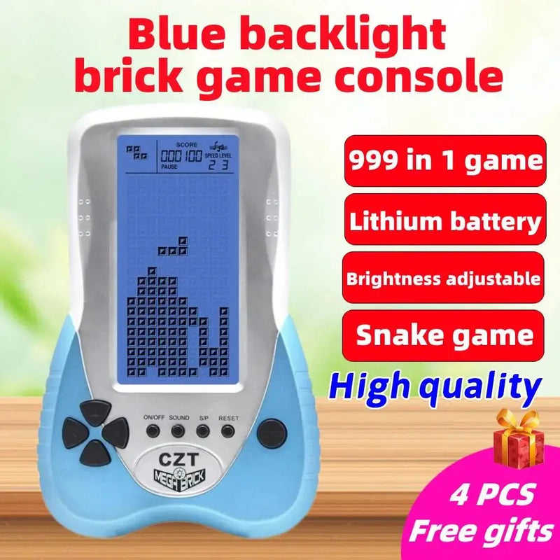 New Block Game Console big Screen Built-in 23 Brick Games Adjustable Speed/Difficulty Retro electronic game children's toy gift