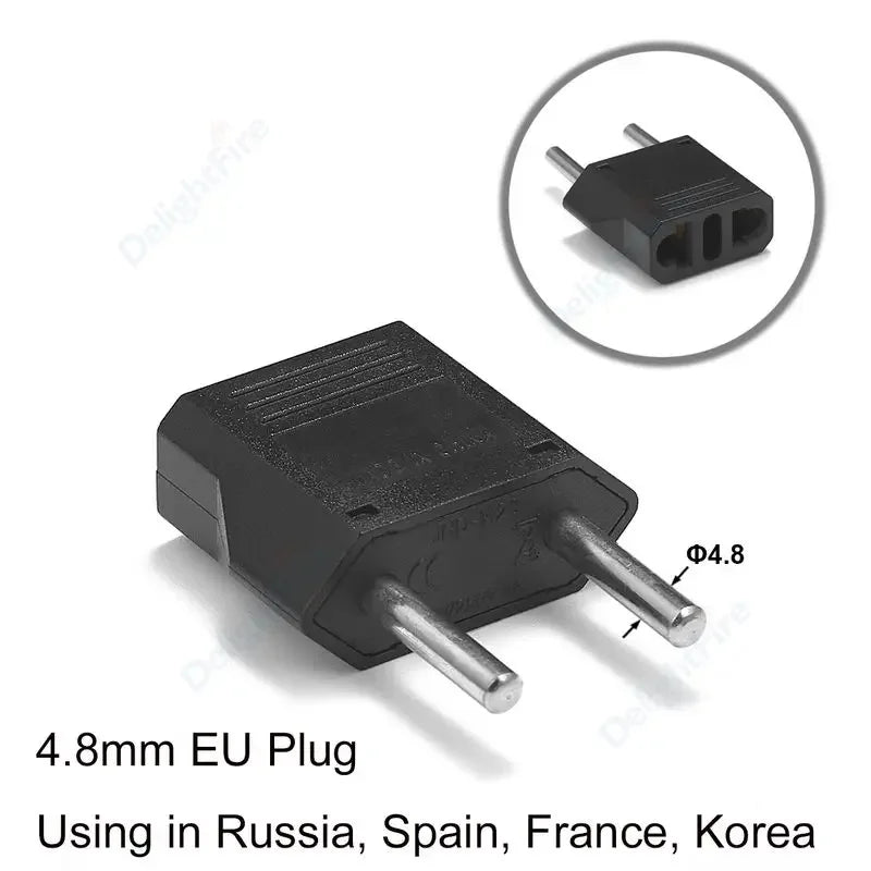 US To EU Plug Adapter Japan Chinese American To Euro European Travel Adapter 2Pin Plug Type C Power Converter Electric Socket