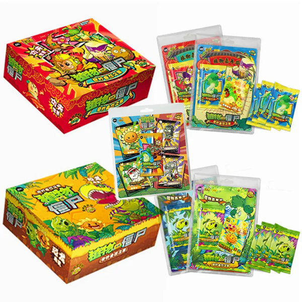 KAYOU Plants vs. Zombies Cards Transtemporal Adventure Cartoon Game Peripherals Rare UR AR PR Collectible CardCard Toys Gift