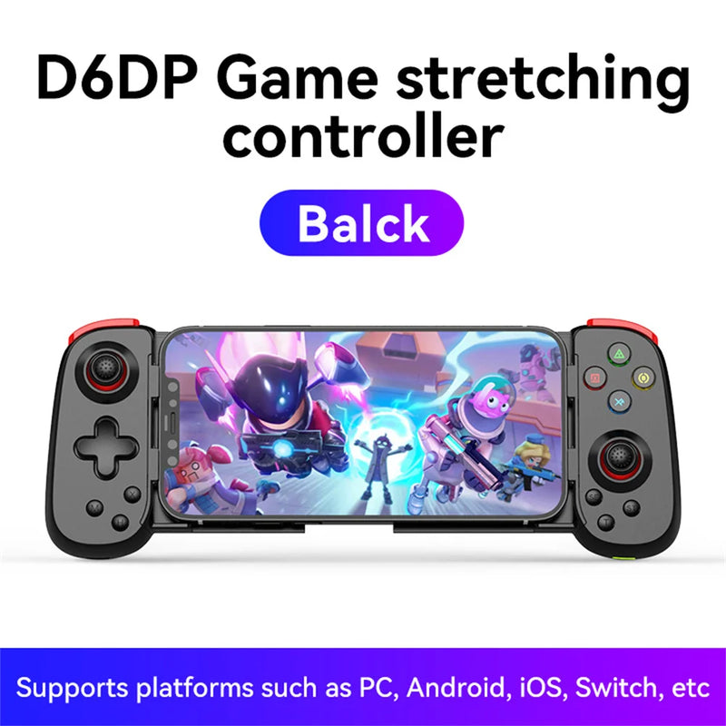 D6DP Extendable Wireless Gamepads Gaming Controller Handle Pad For Phones PC Game Accessoires Gamer