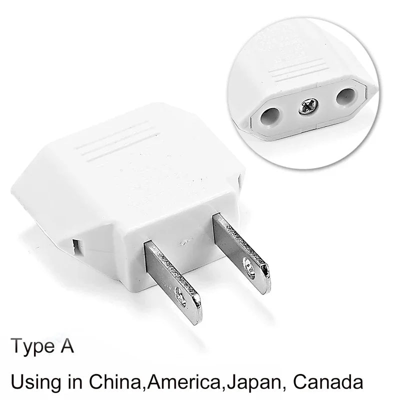 US Plug Adapter Type A Euro Power Adapter EU To US JP American Outlets Japan Electrical Socket Converter Power Socket Wall Plug