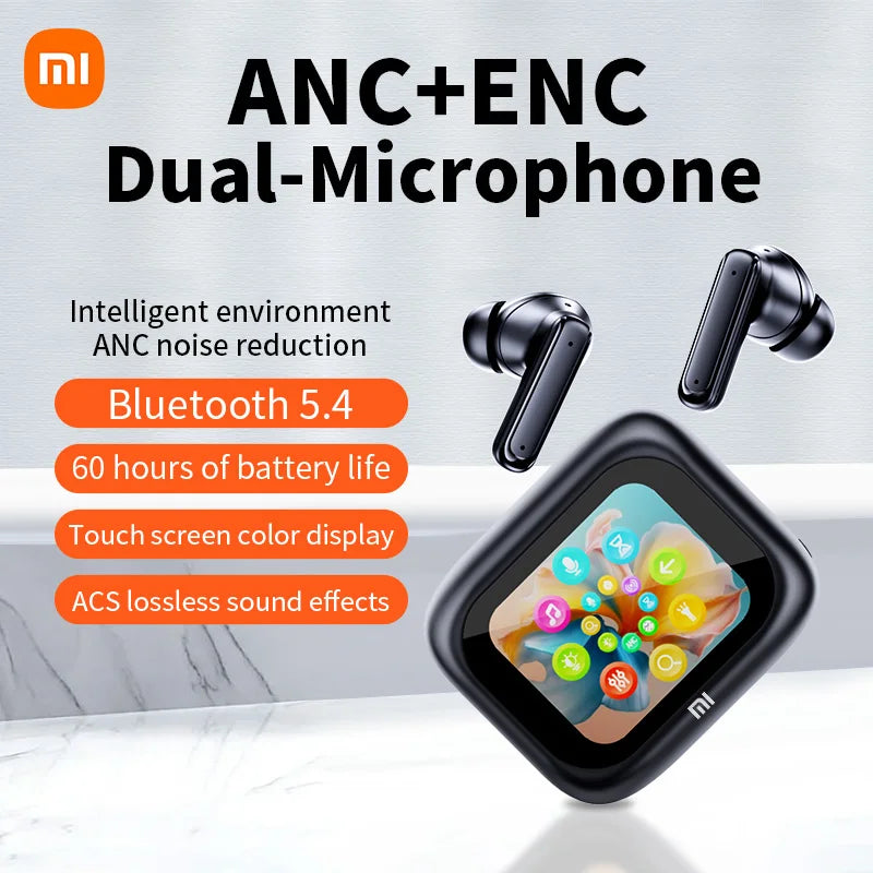 XIAOMI E18 Pro Bluetooth5.4 Headphones Noise Cancelling Gaming Headset Waterproof Sports Earphone TWS In Ear Earbuds With Mic