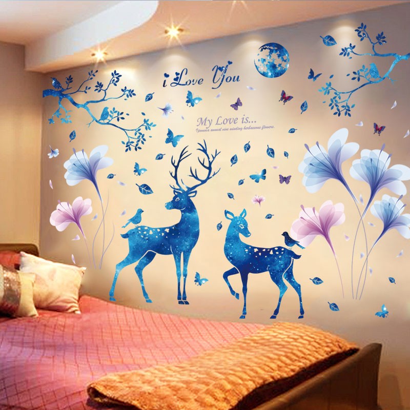 Stereo Cozy Bedroom Room Self-Adhesive Wall Stickers