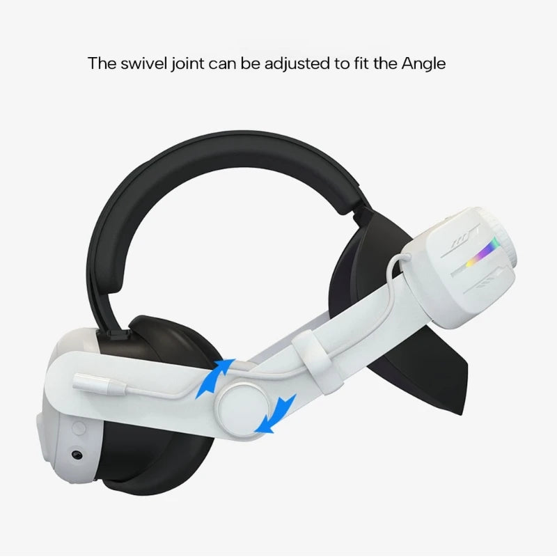 Lightweight Head Straps for VR Headset Headband with Battery Power Extend Your Gaming Time Enhanced Comforts