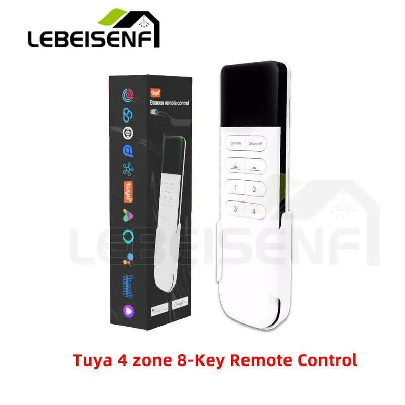 New Bluetooth Beacon 2.4G 4 Zones 8-Key RF Wireless Remote Control for Smart Tuya LED Strip Light WiFi Dimmer Groups Controller