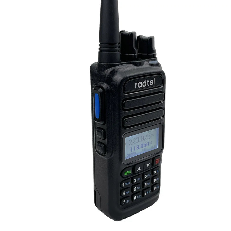 Radtel RT-830 Full Bands 136-520Mhz Amateur Ham Two Way Radio 128CH  Walkie-Talkie Air Band Color Police Scanner  Marine Radio