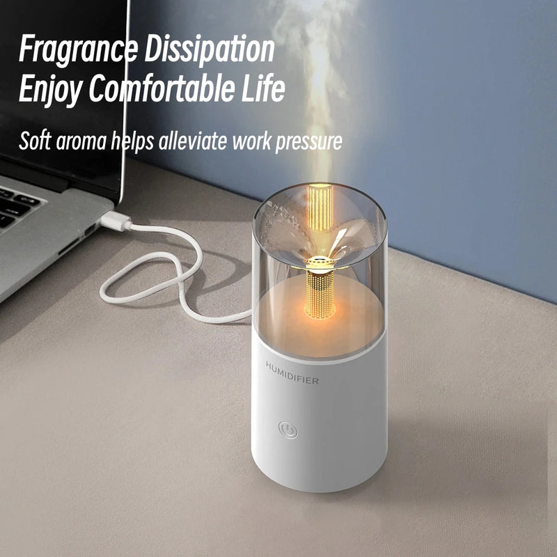 Mini Portable Car Aromatherapy Essential Oil Diffuser with LED LightHome Office Table USB Electric Aroma Air Humidifier Diffuser